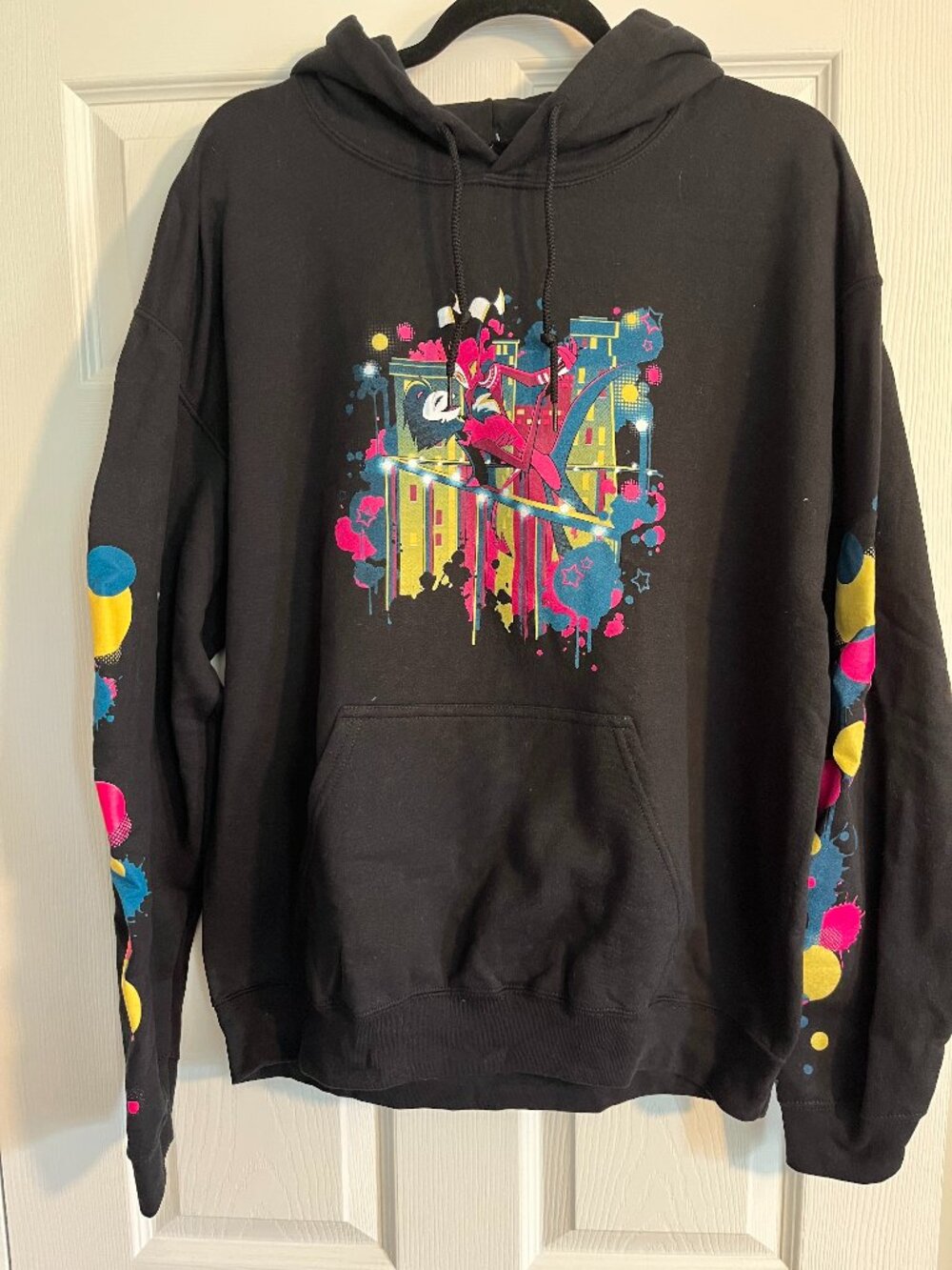 NTW Hot Topic Helluva Boss Blitz x Stolas Hooded Sweatshirt Size L